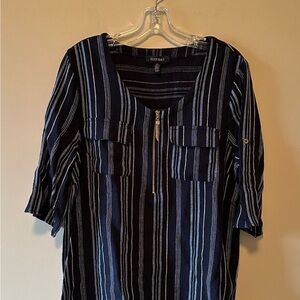 Ellen Tracy linen blouse